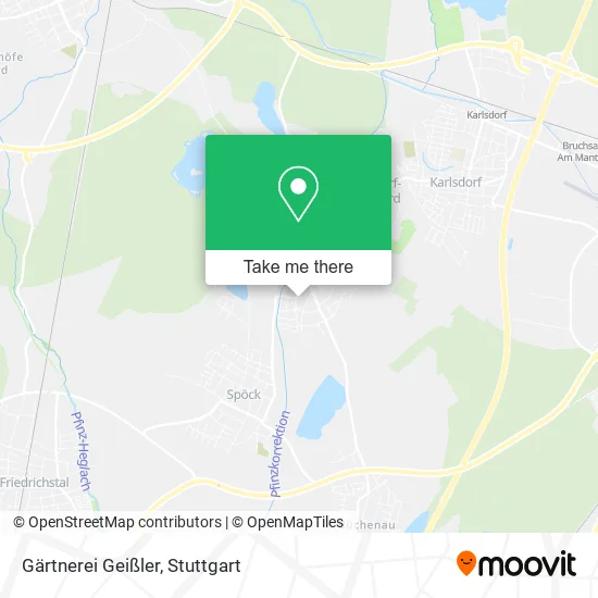 Карта Gärtnerei Geißler