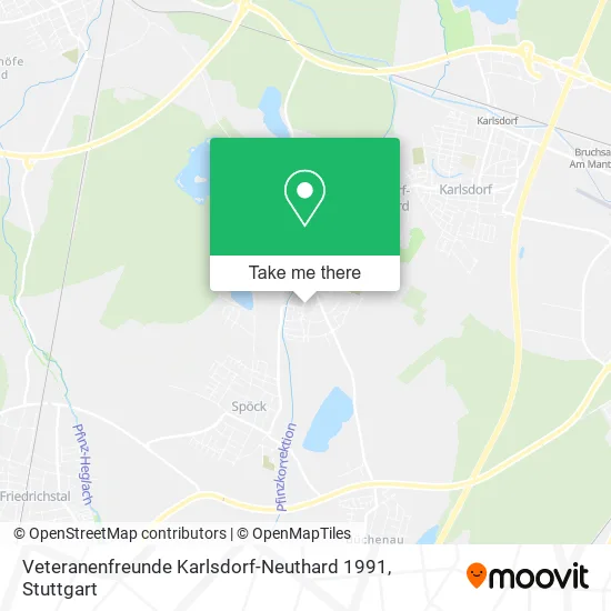 Карта Veteranenfreunde Karlsdorf-Neuthard 1991