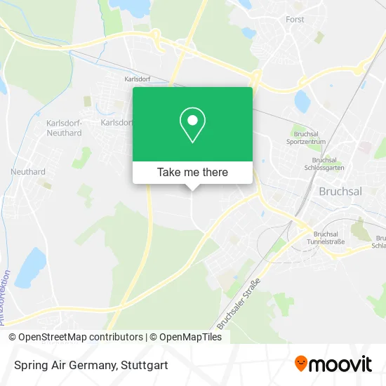 Spring Air Germany map