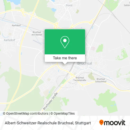 Карта Albert-Schweitzer-Realschule Bruchsal