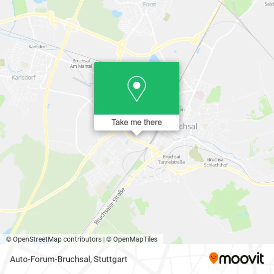 Карта Auto-Forum-Bruchsal