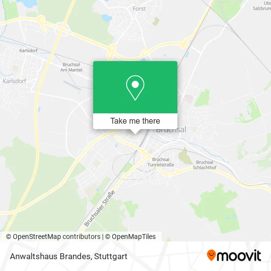 Карта Anwaltshaus Brandes