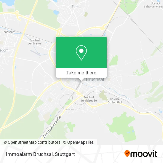 Карта Immoalarm Bruchsal