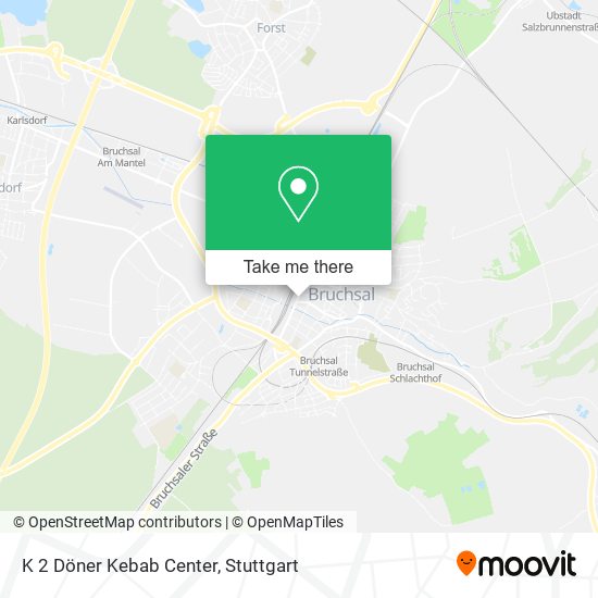 K 2 Döner Kebab Center map