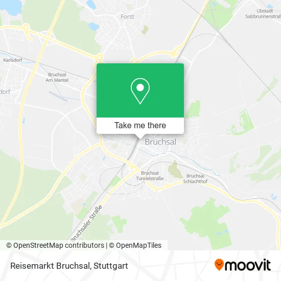 Карта Reisemarkt Bruchsal