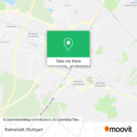Карта Bahnstadt