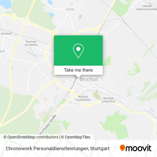 Chronowork Personaldienstleistungen map