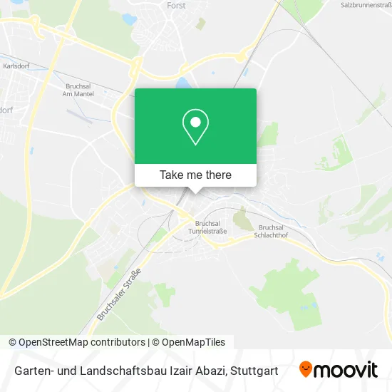 Карта Garten- und Landschaftsbau Izair Abazi