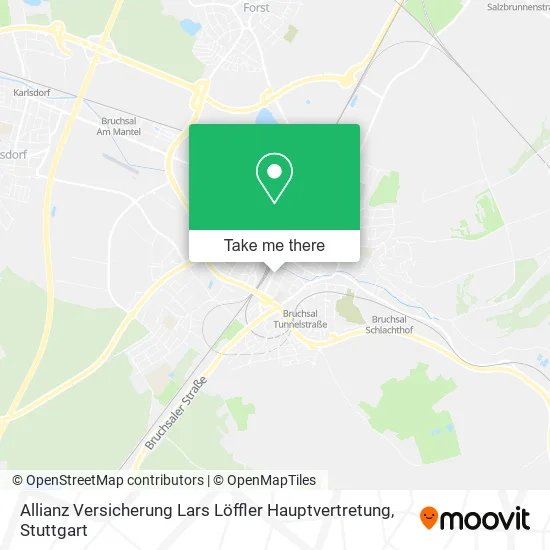 Карта Allianz Versicherung Lars Löffler Hauptvertretung