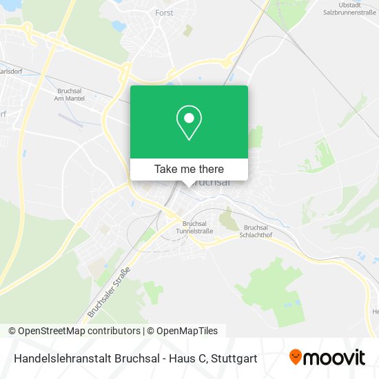 Handelslehranstalt Bruchsal - Haus C map