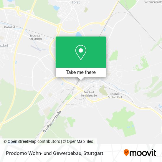 Prodomo Wohn- und Gewerbebau map