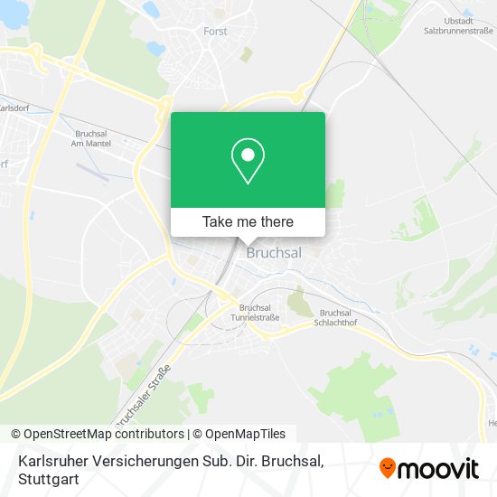 Karlsruher Versicherungen Sub. Dir. Bruchsal map