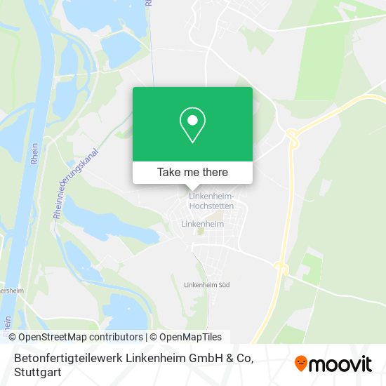 Betonfertigteilewerk Linkenheim GmbH & Co map