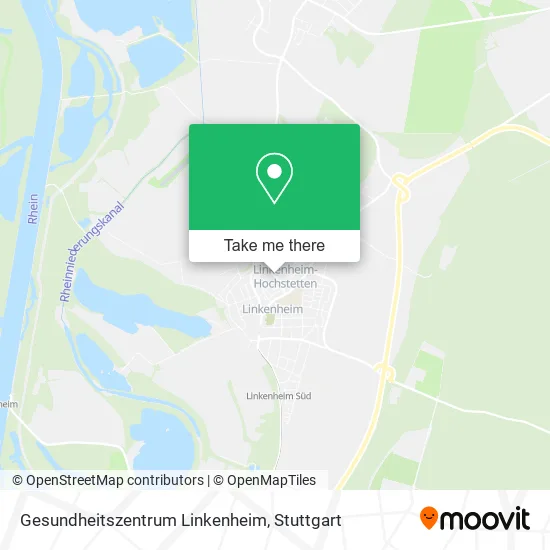 Карта Gesundheitszentrum Linkenheim