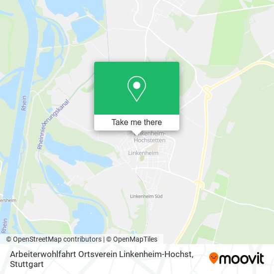 Arbeiterwohlfahrt Ortsverein Linkenheim-Hochst map