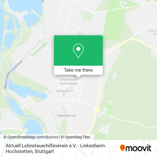 Карта Aktuell Lohnsteuerhilfeverein e.V. - Linkenheim-Hochstetten