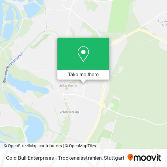 Карта Cold Bull Enterprises - Trockeneisstrahlen