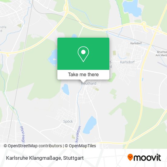 Карта Karlsruhe Klangmaßage