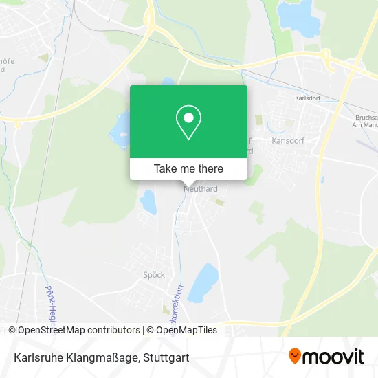 Карта Karlsruhe Klangmaßage