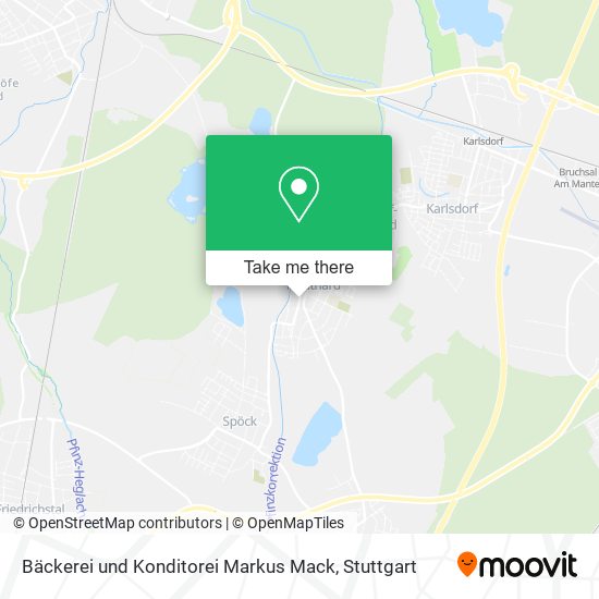Bäckerei und Konditorei Markus Mack map