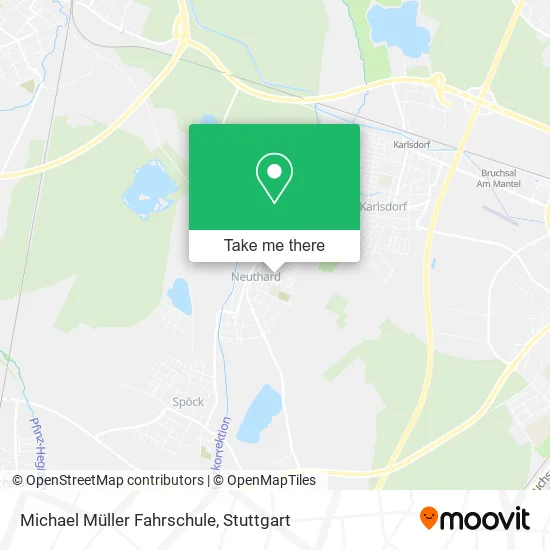 Карта Michael Müller Fahrschule