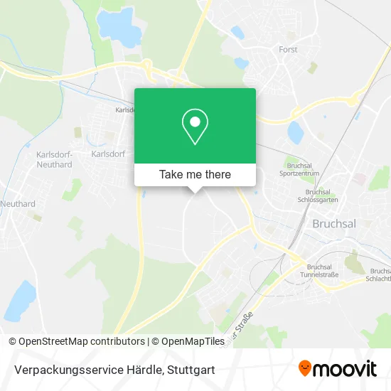 Карта Verpackungsservice Härdle