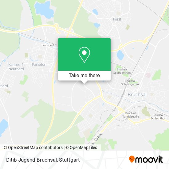 Ditib Jugend Bruchsal map