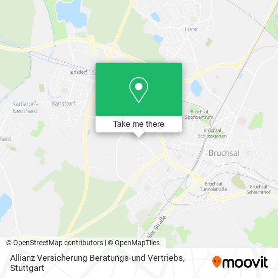 Allianz Versicherung Beratungs-und Vertriebs map