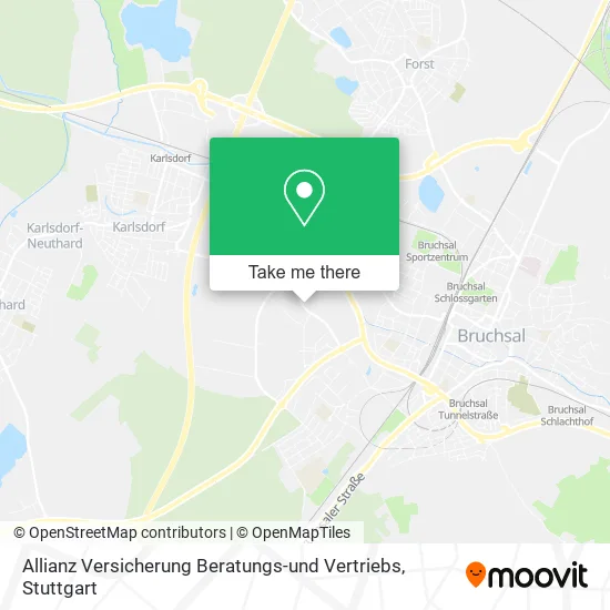 Карта Allianz Versicherung Beratungs-und Vertriebs