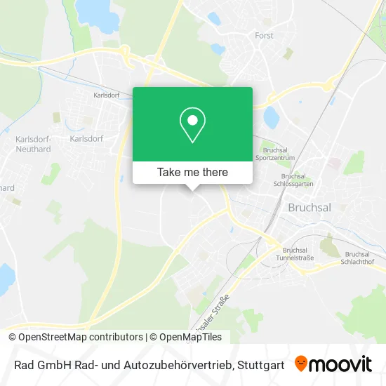 Карта Rad GmbH Rad- und Autozubehörvertrieb