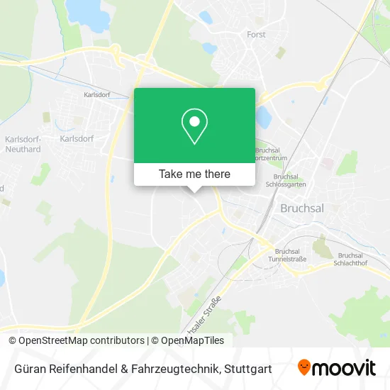 Карта Güran Reifenhandel & Fahrzeugtechnik