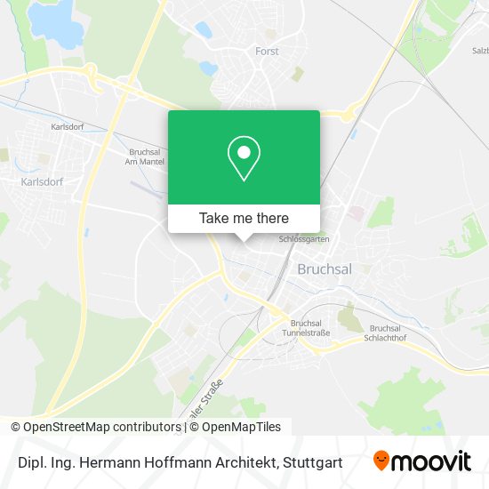 Dipl. Ing. Hermann Hoffmann Architekt map