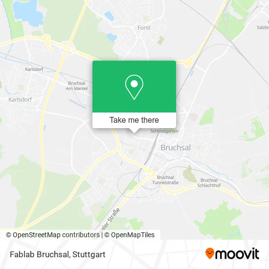 Карта Fablab Bruchsal