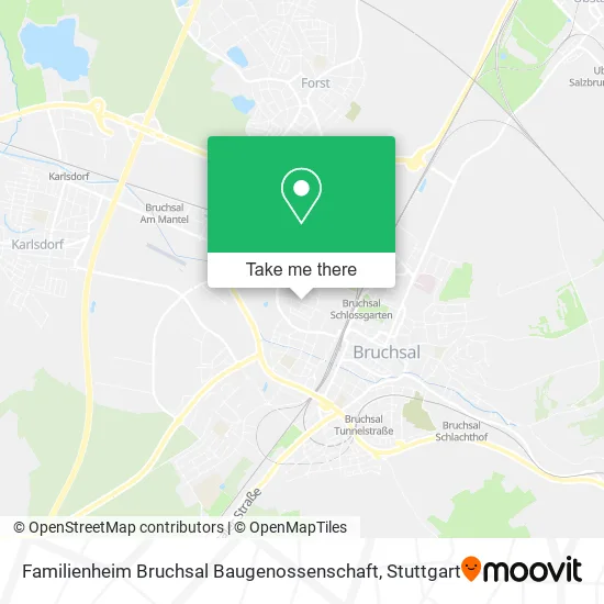 Карта Familienheim Bruchsal Baugenossenschaft