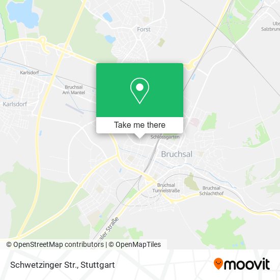 Карта Schwetzinger Str.
