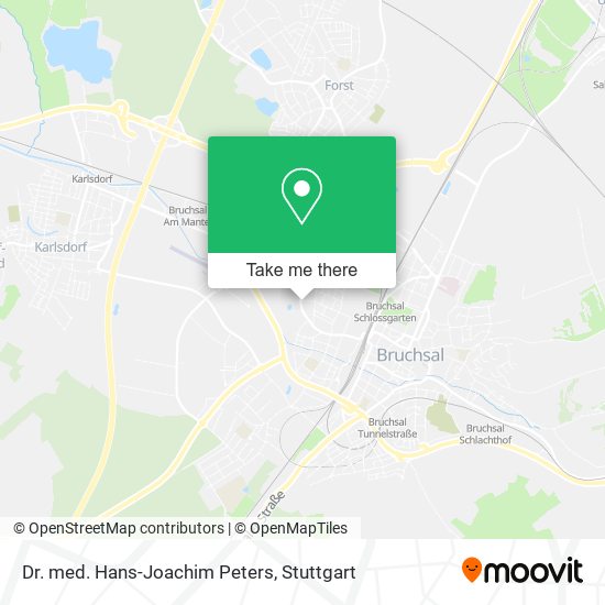 Dr. med. Hans-Joachim Peters map