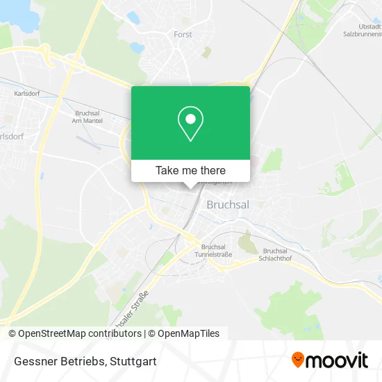 Карта Gessner Betriebs