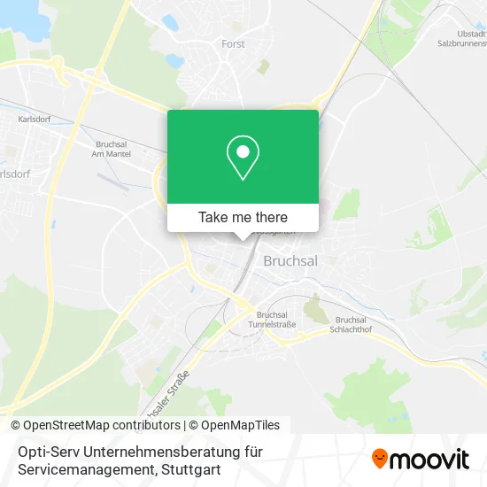Карта Opti-Serv Unternehmensberatung für Servicemanagement