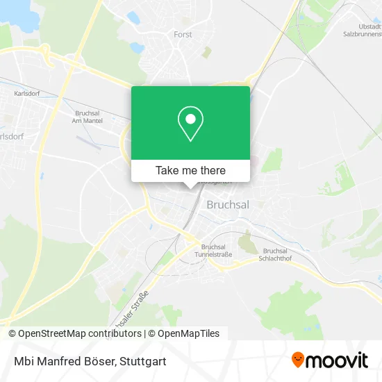 Карта Mbi Manfred Böser