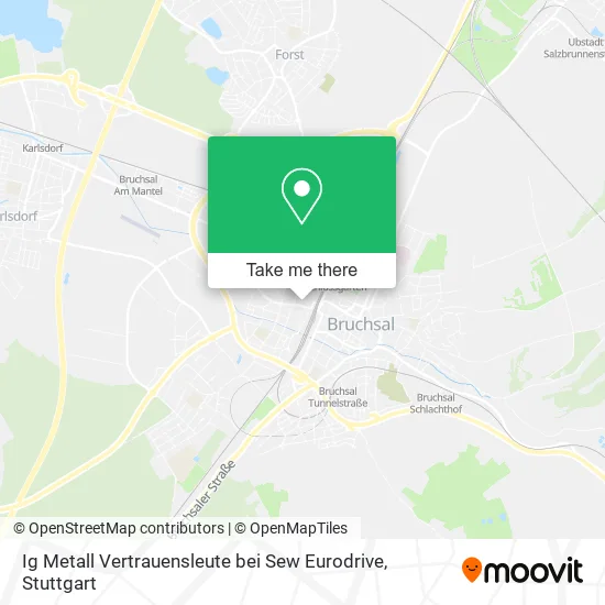 Карта Ig Metall Vertrauensleute bei Sew Eurodrive