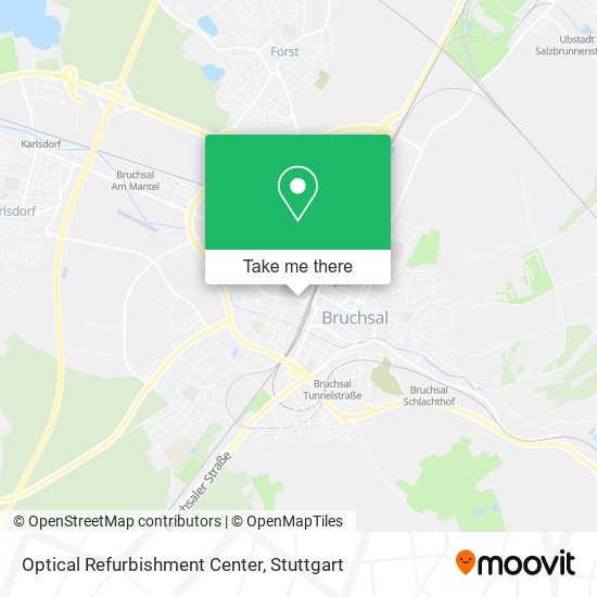 Optical Refurbishment Center map