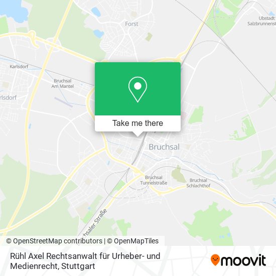Rühl Axel Rechtsanwalt für Urheber- und Medienrecht map