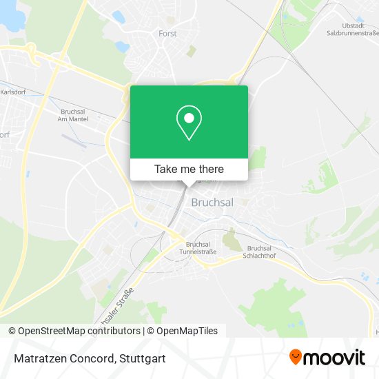 Карта Matratzen Concord