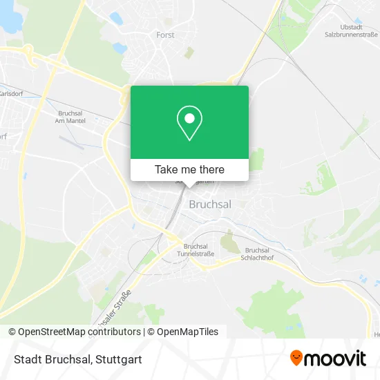 Карта Stadt Bruchsal