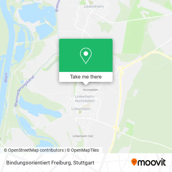 Карта Bindungsorientiert Freiburg