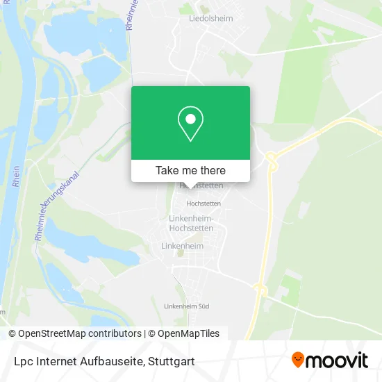 Карта Lpc Internet Aufbauseite