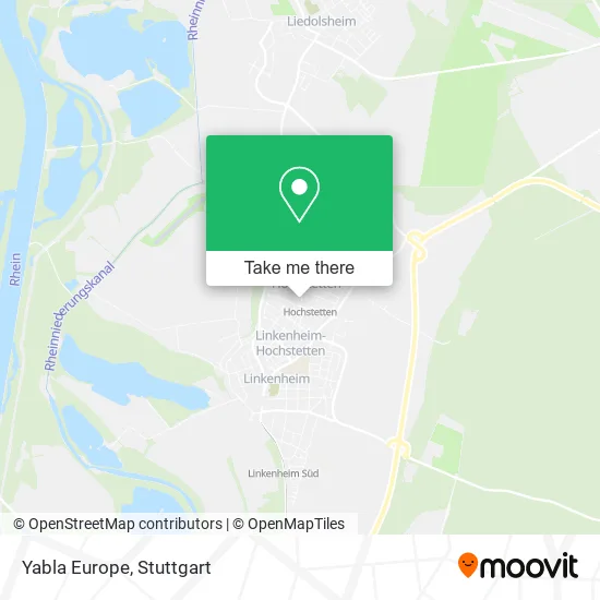 Карта Yabla Europe