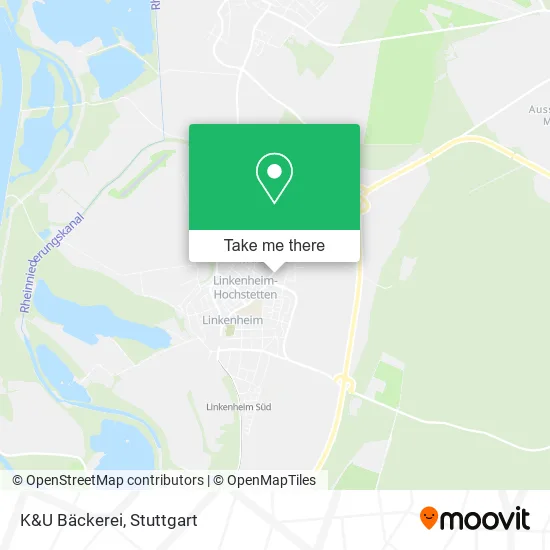 Карта K&U Bäckerei