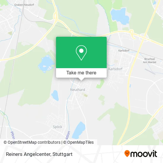 Reiners Angelcenter map