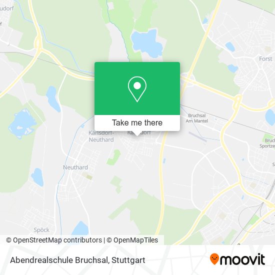 Карта Abendrealschule Bruchsal